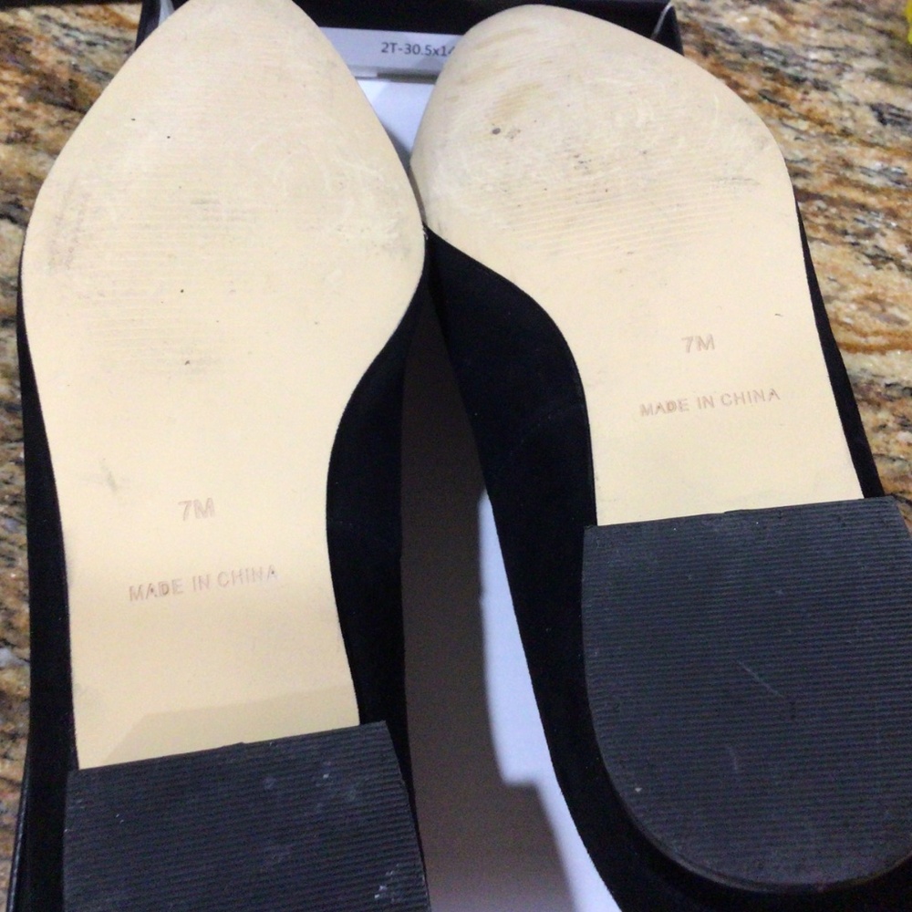 Talbots black Edison Party Box flats. Size 7M very gently worn - Picture 5 of 8